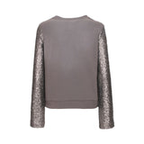 Pull d'élégant Crewneck en gris chic