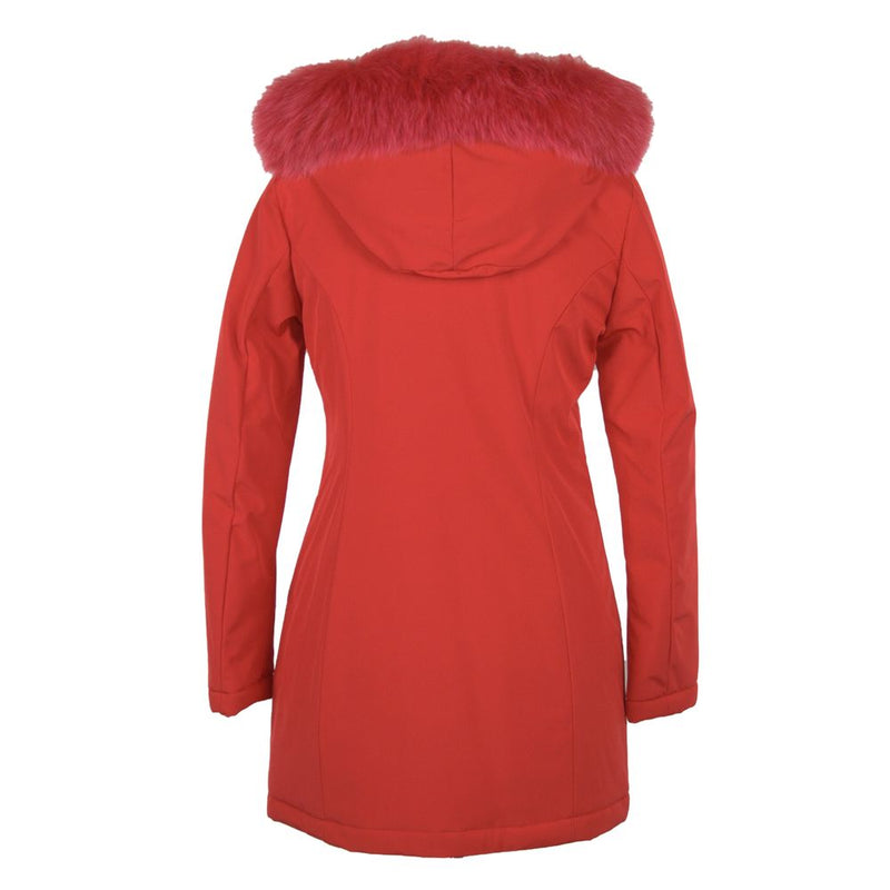 Elegant Winter Warmth Soft-Shell Parka