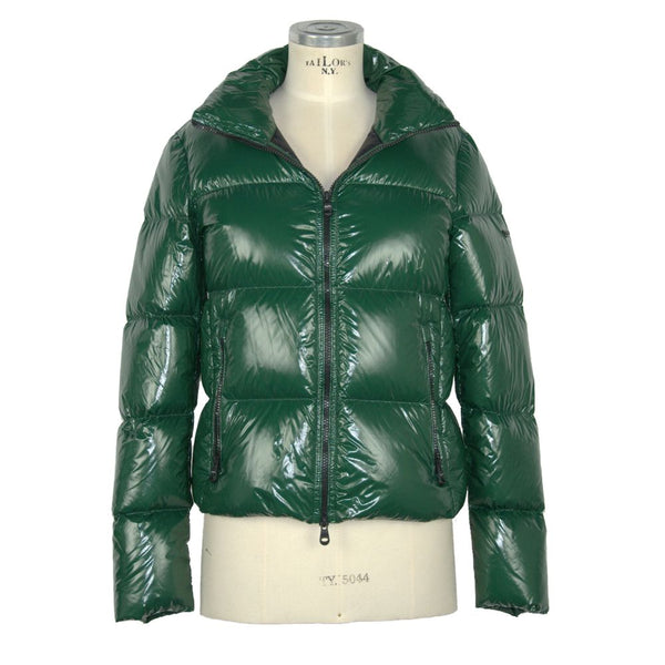 Chaqueta chic brillante con ajuste femenino