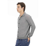 Elegante camicia di cotone a maniche lunghe