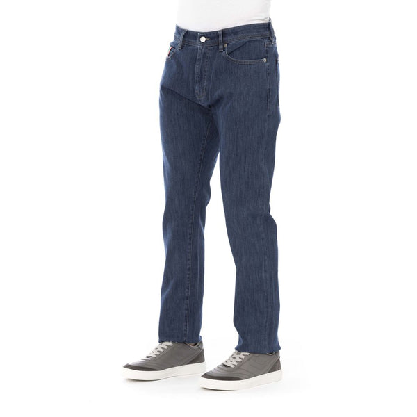 Blue Cotton Men's Jean