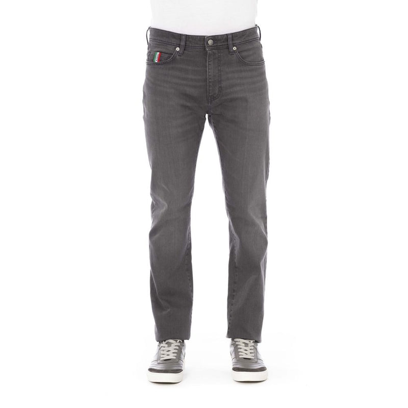 Chic Tricolor Inset Jeans für Gentlemen