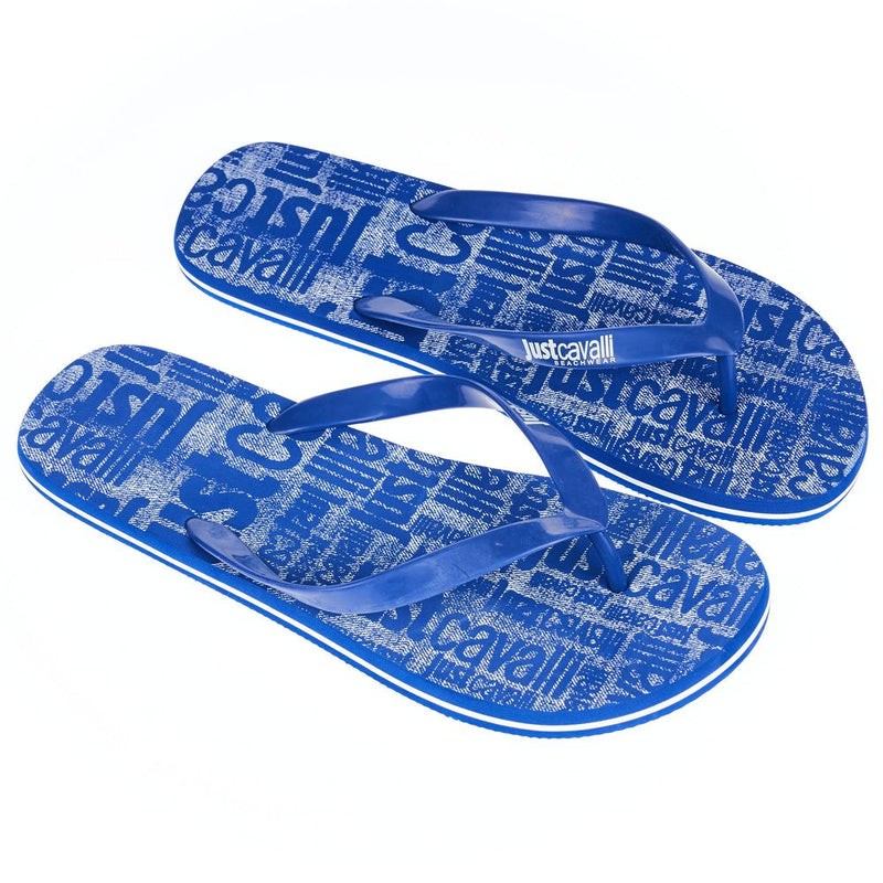 Elegantes chanclas de hombres azul claro para hombres