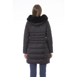 Chic Black Polyester Down Jacke