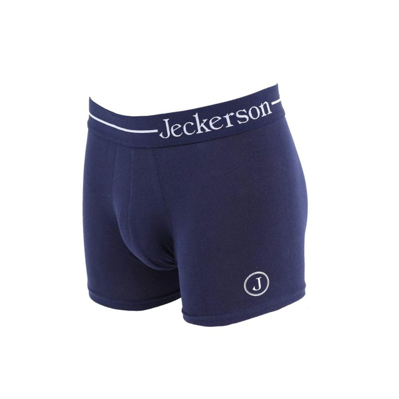 Elastischer monochromer Boxer mit Logo -Seitendruck