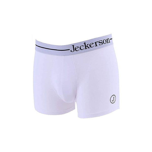 Elastic Monochrome Men's Boxer Duo με τυπωμένο λογότυπο