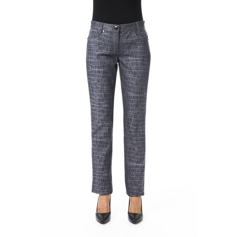 Black Viscose Women Pants