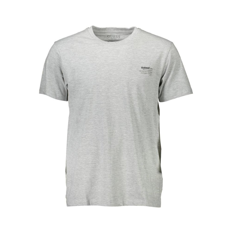 Tee del logo classico di Grey Crew Neck