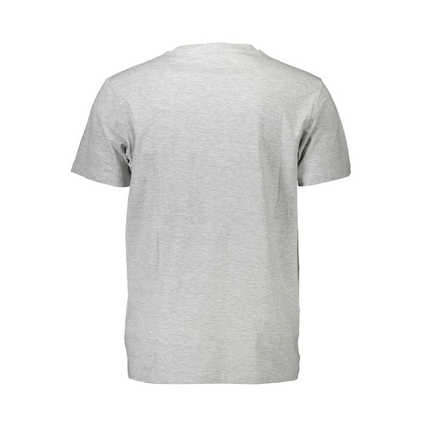 Gray Cotton Men T-Shirt