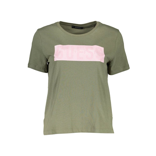 Tee de logo Green Chic avec manches courtes