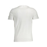 T-shirt blanc élégant slim fit avec détail imprimé