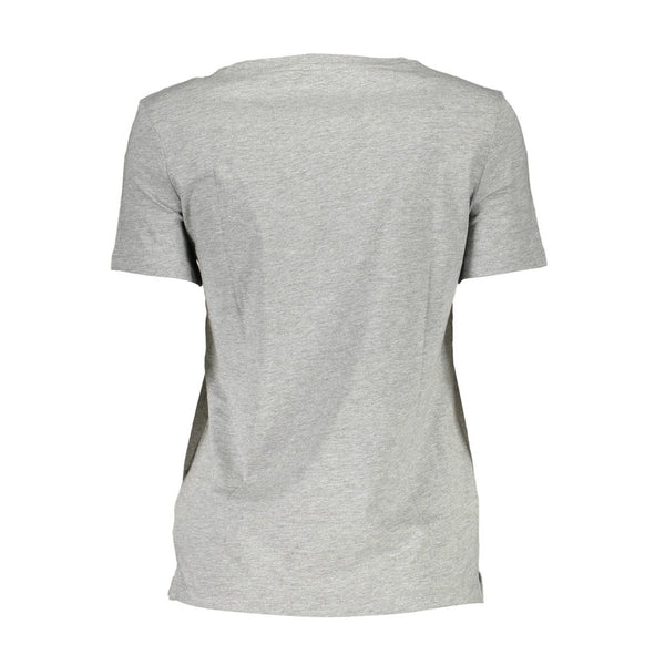 Tee de logo imprimé gris chic