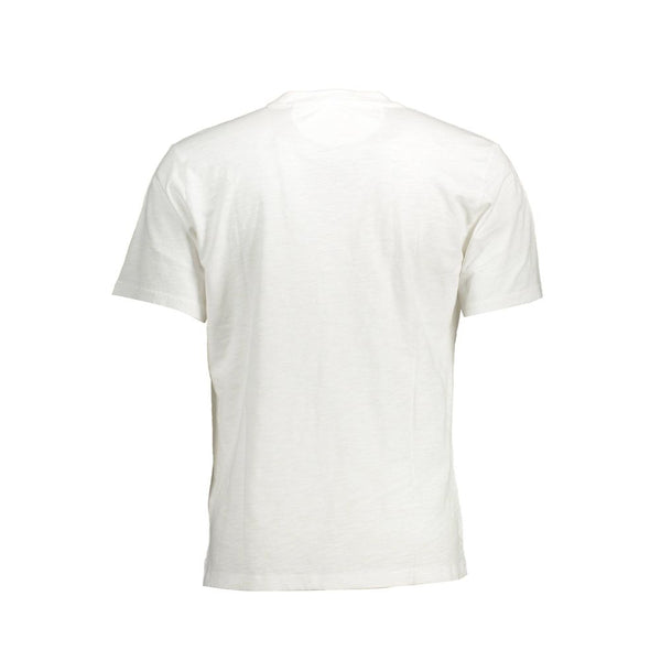 White Cotton Men T-Shirt