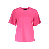 Tee logo chic rosa slim fit