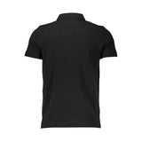 Elegant Short-Sleeve Polo Shirt in Classic Black