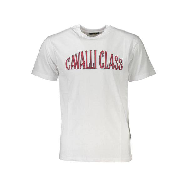 T-shirt à imprimé blanc élégant avec logo classique