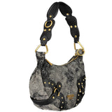 Black Polyester Handbag