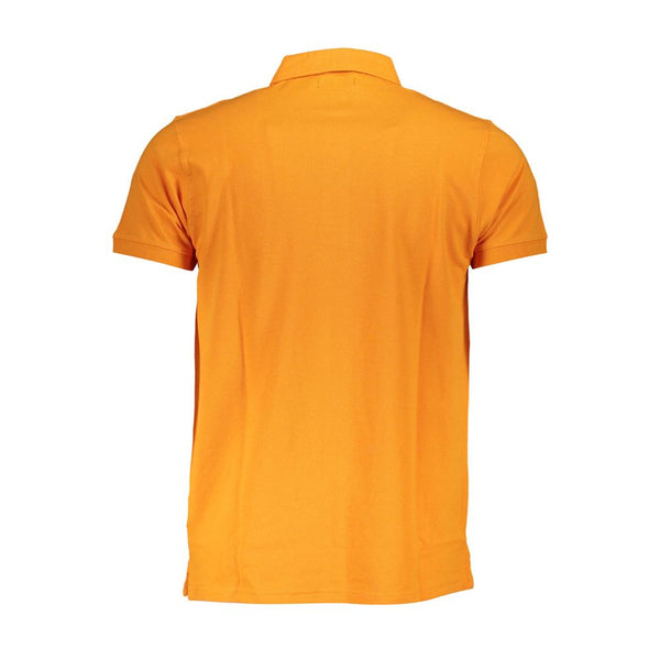 Polo de algodón naranja