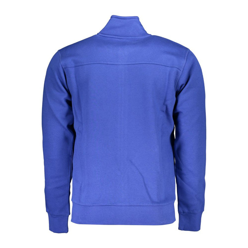 Chic Long Sleeve Zip-Up Polo Speatshirt