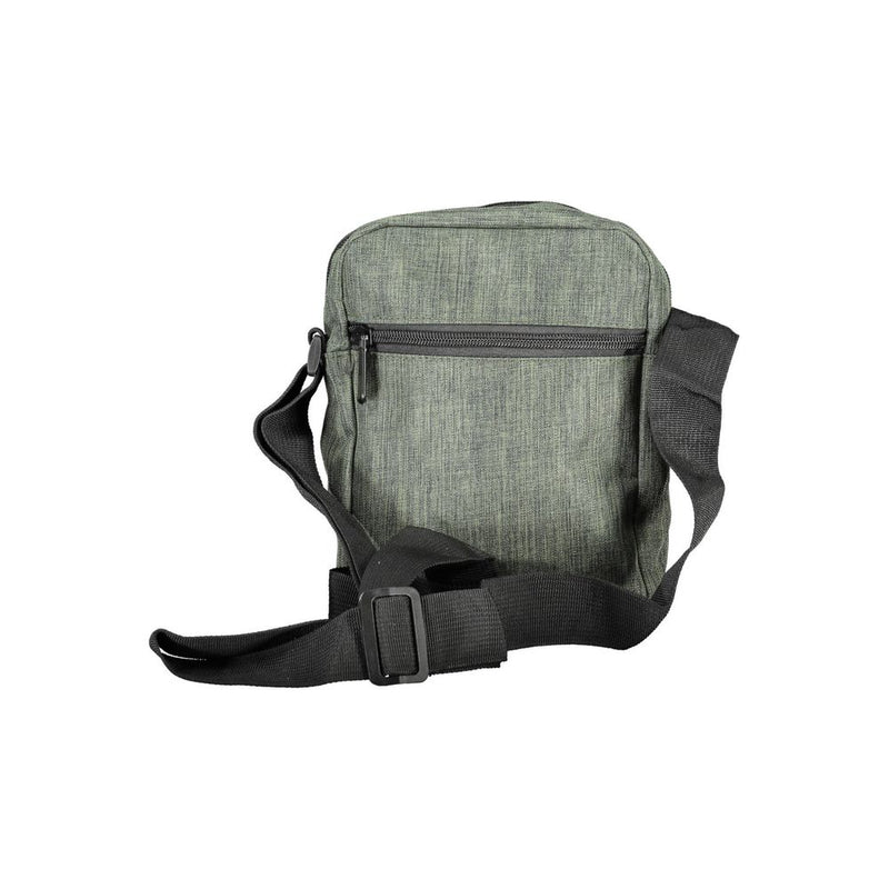 Bolso de hombro de poliéster verde