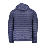 Blue Polyamide Men Jacket