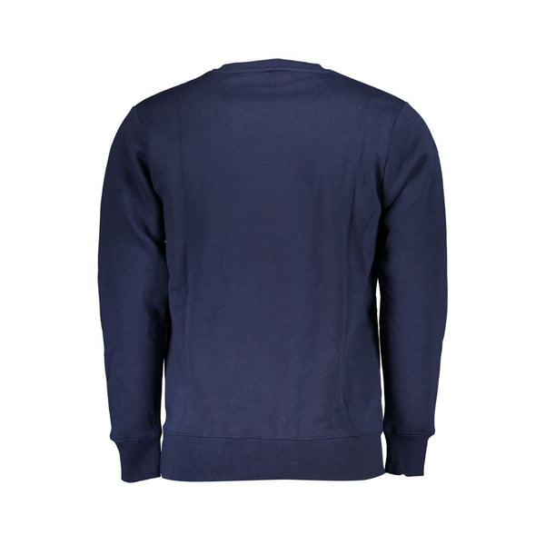 Maglione di cotone blu