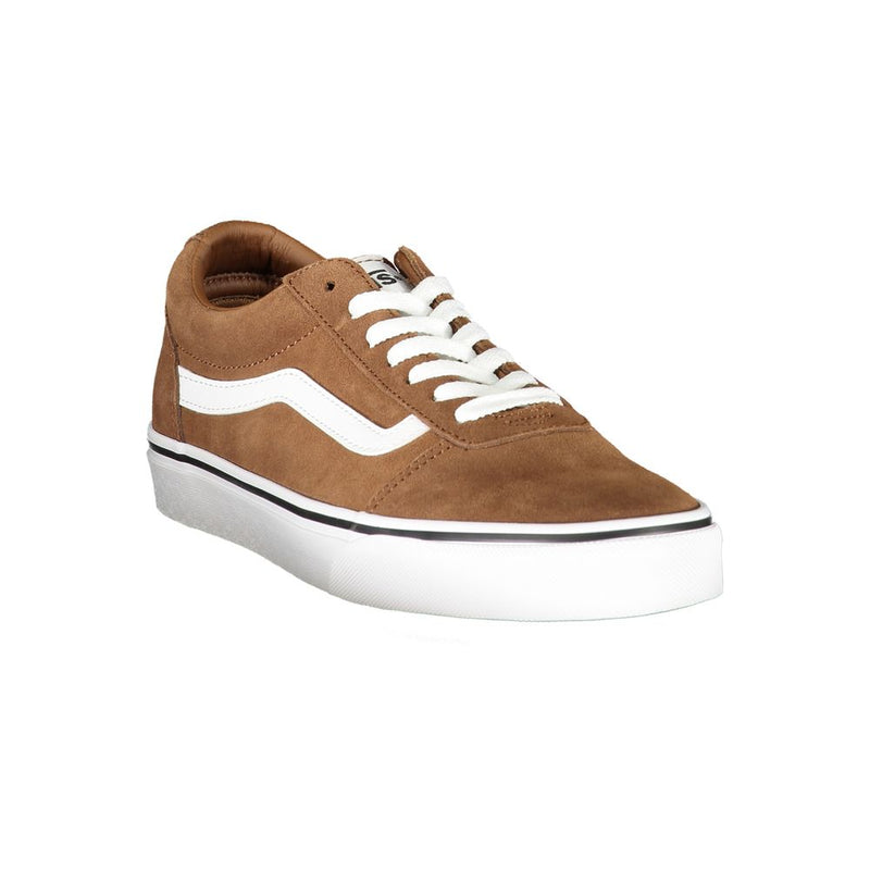 Sneaker en polyester marron