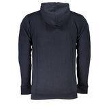 Sweat zip à capuche bleu élégant