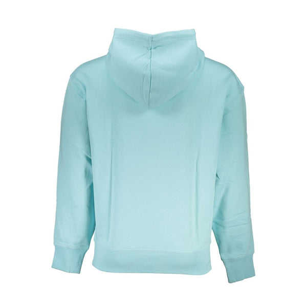 Maglione di cotone azzurro