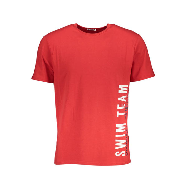 T-shirt di cotone rosso