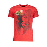 Camiseta de algodón rojo