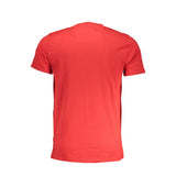 Rotes Baumwollt-Shirt