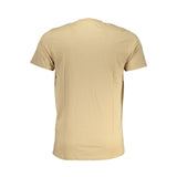 Camiseta de algodón beige