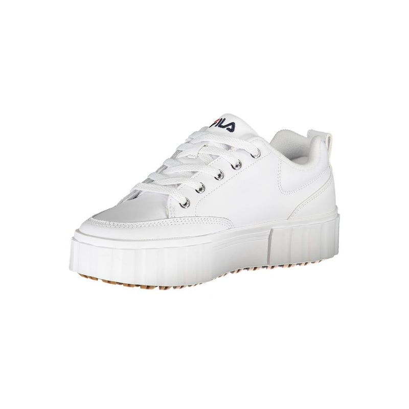 Zapatillas de cuña blanca elegantes con detalles bordados