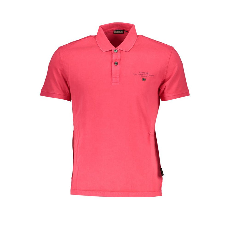 Polo en coton rose