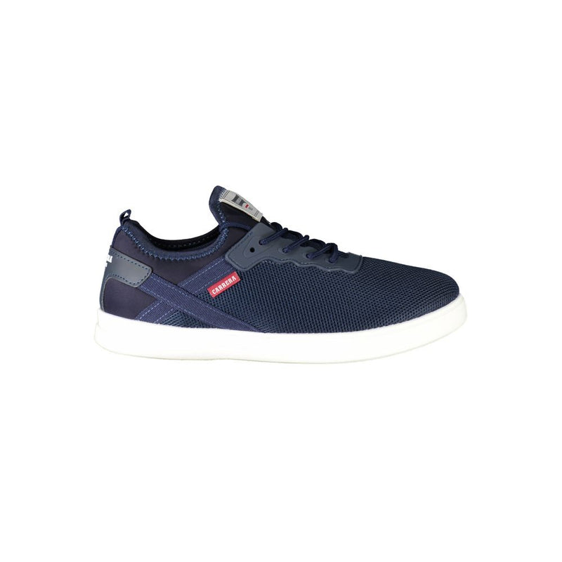 Sneaker en polyester bleu