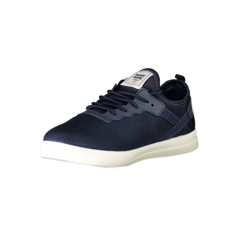 Blauer Polyester -Sneaker