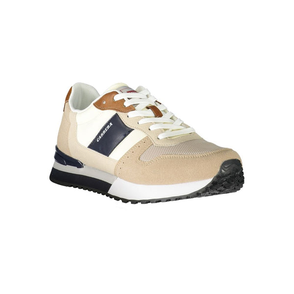 Sneaker en polyester beige