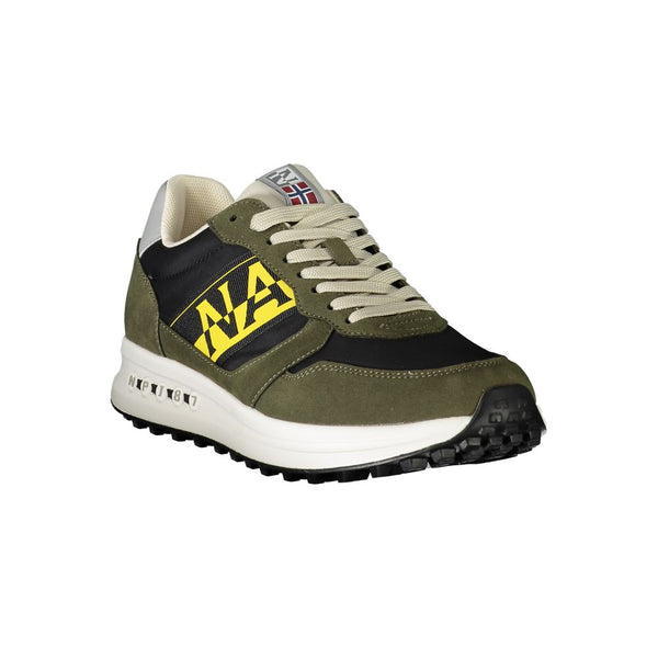 Sneaker en polyester vert