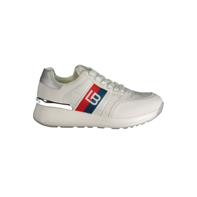 Weißer Polyester -Sneaker