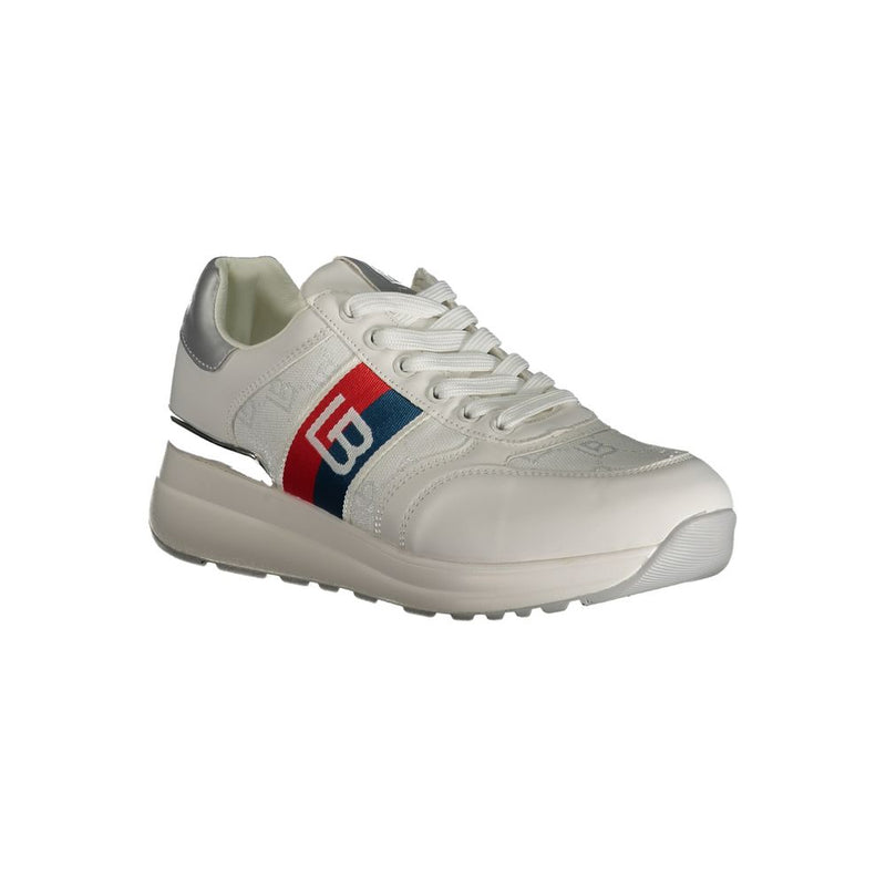 Weißer Polyester -Sneaker