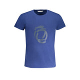 T-shirt en coton bleu