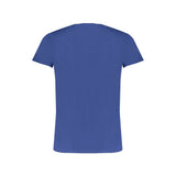 T-shirt di cotone blu