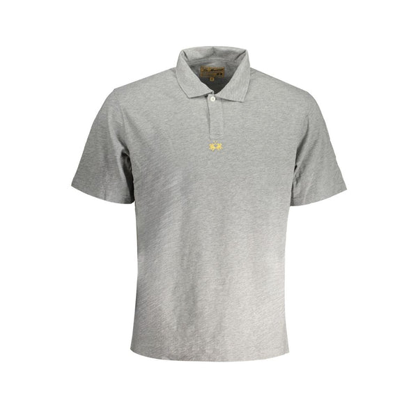 Polo en coton gris