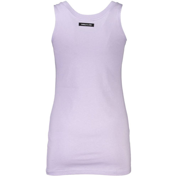 Eleganter lila runder Ausschnitt Tanktop