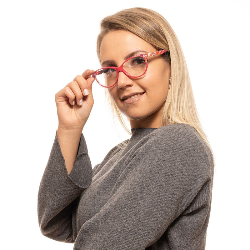 Cadres optiques des femmes rouges