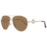 Gold Frauen Sonnenbrille