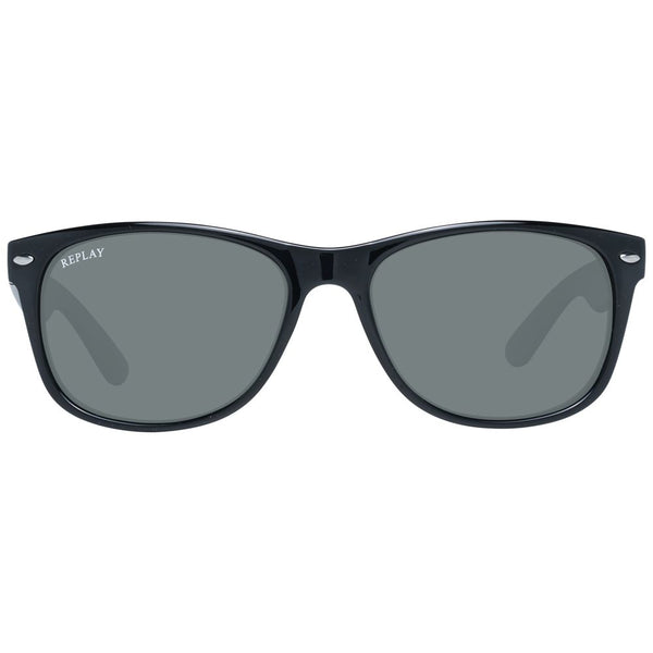 Schwarze Unisex -Sonnenbrille