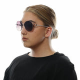 Lunettes de soleil pour femmes en or rose