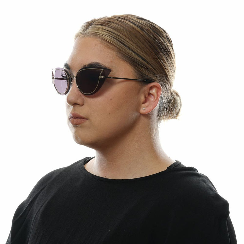 Lunettes de soleil pour femmes en or rose